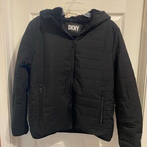 DKNY Black Puffer Jacket